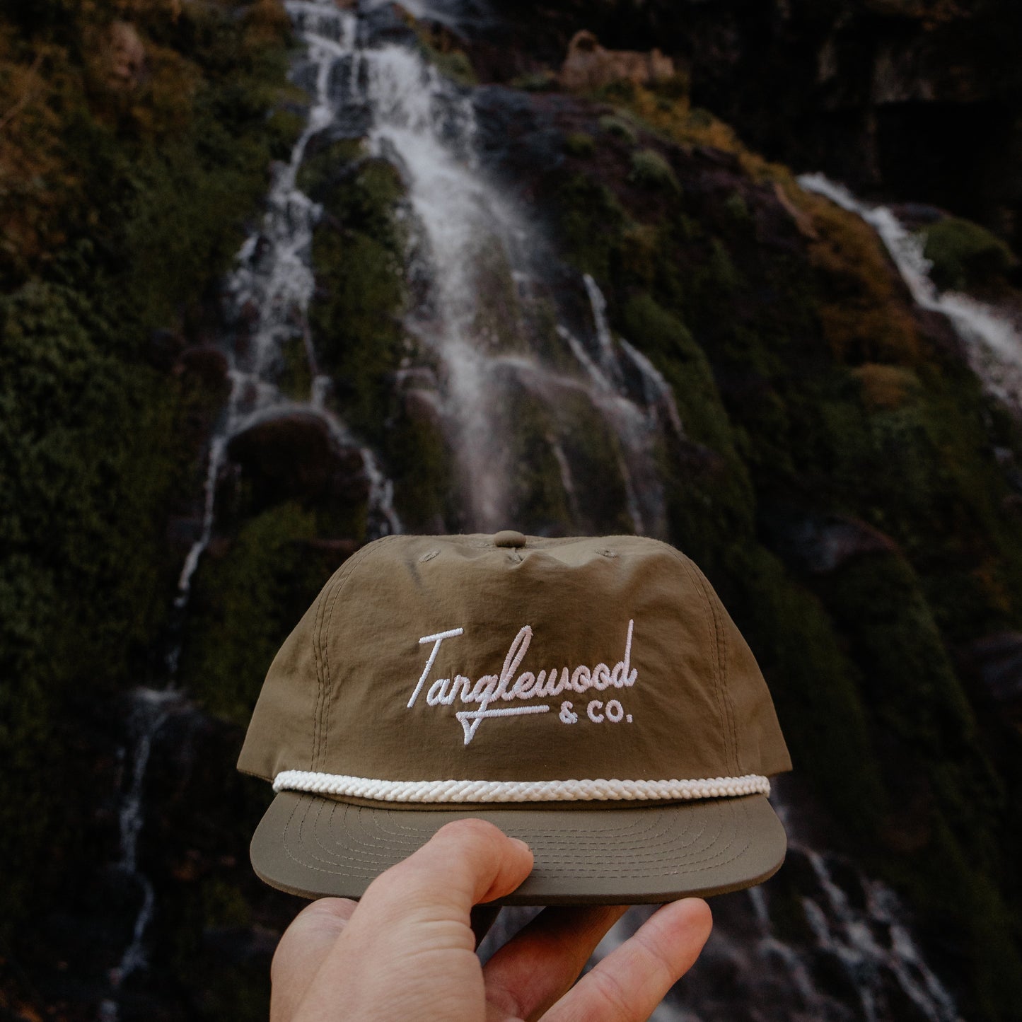 Driftwood Green Rope Hat