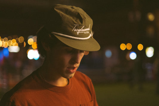 Driftwood Green Rope Hat